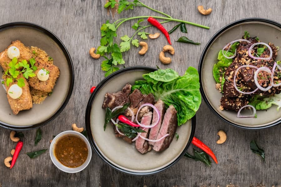 London food scene — a beautifully presented dish