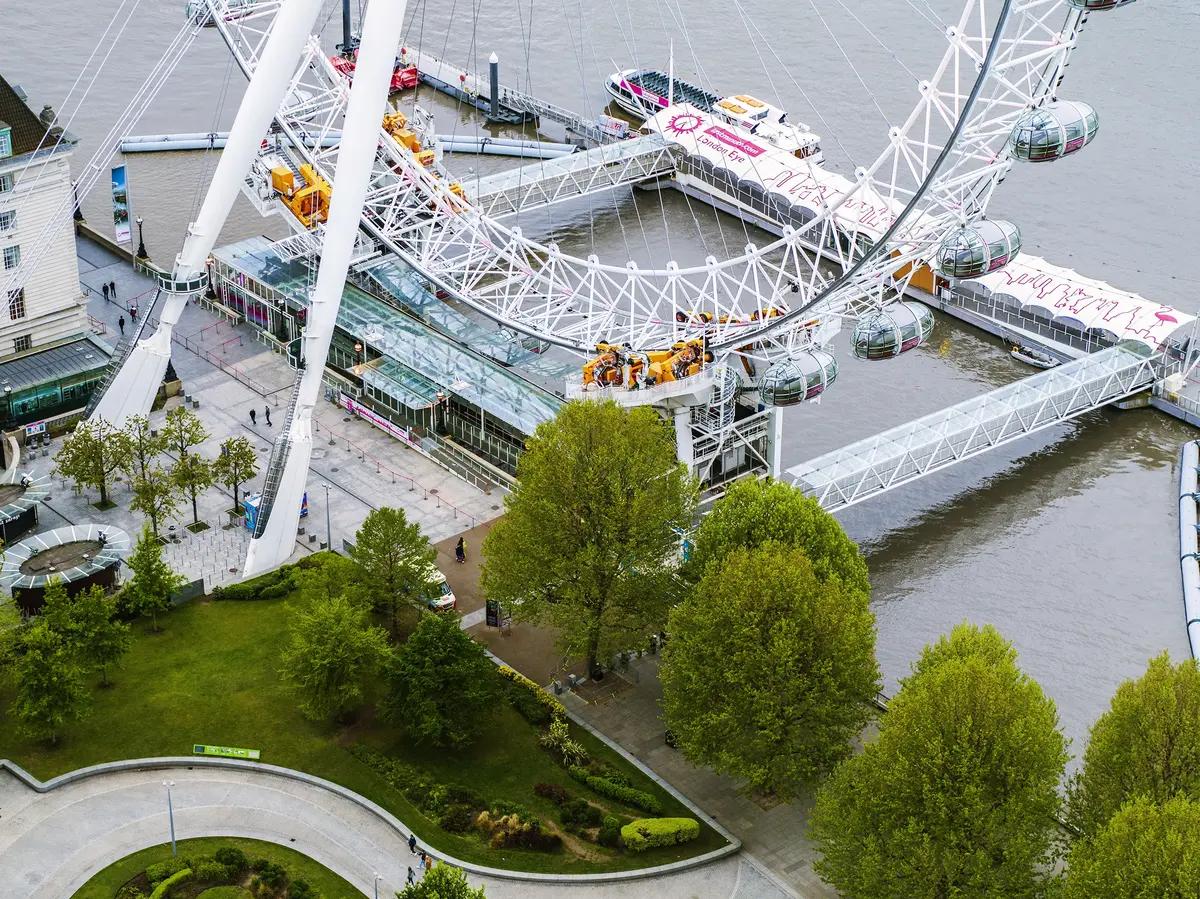 London Eye Millennium Pier - Embankment Pier
