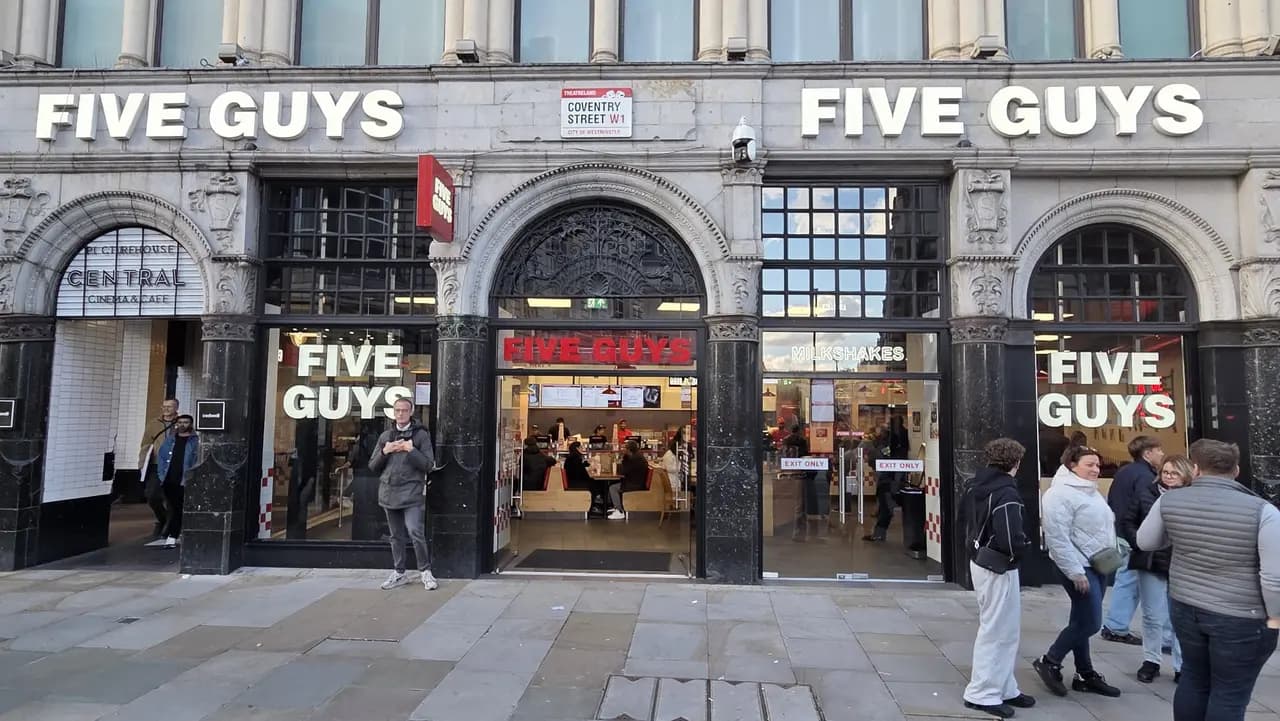 Five Guys Burgers and Fries Piccadilly Circus