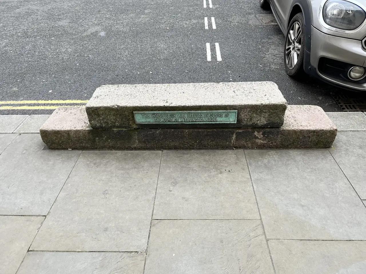 The Duke of Wellington’s mounting block